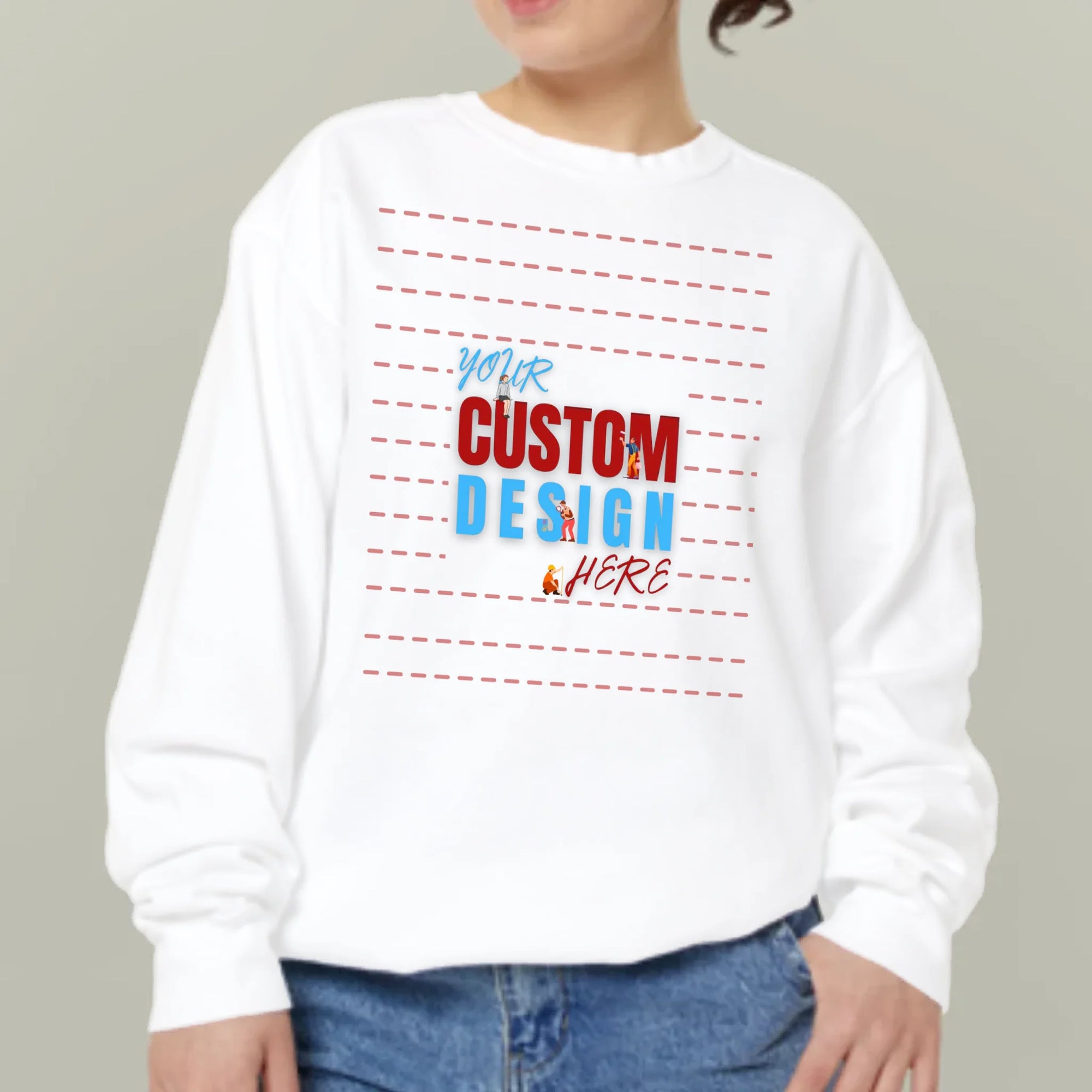 SweatShirt_UniSex_Front_Female
