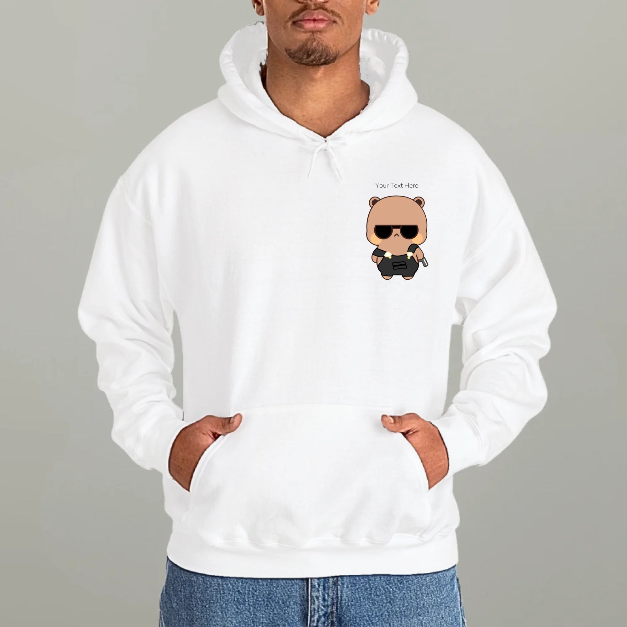 Hoodie_UniSex_Front_Male